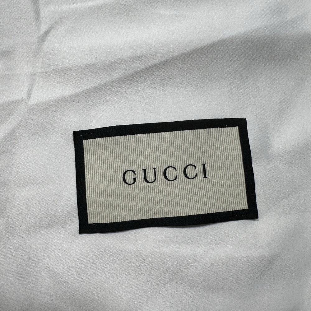 Gucci Dust Bags 15.5"x6.5" White Satin Drawstring Storage Protector Cover Heels - Picture 3 of 11